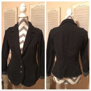 Charcoal Grey Hurley Button Jacket